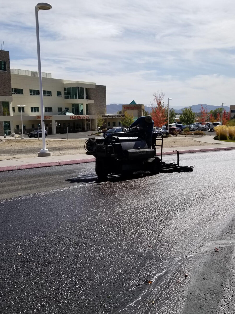 Tahoe Medical Center public works parking lot